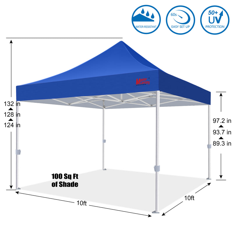 Load image into Gallery viewer, Mastercanopy Core-35 Premium Heavy Duty Instant Canopy Tent - 10x10, 10x15, 10x20