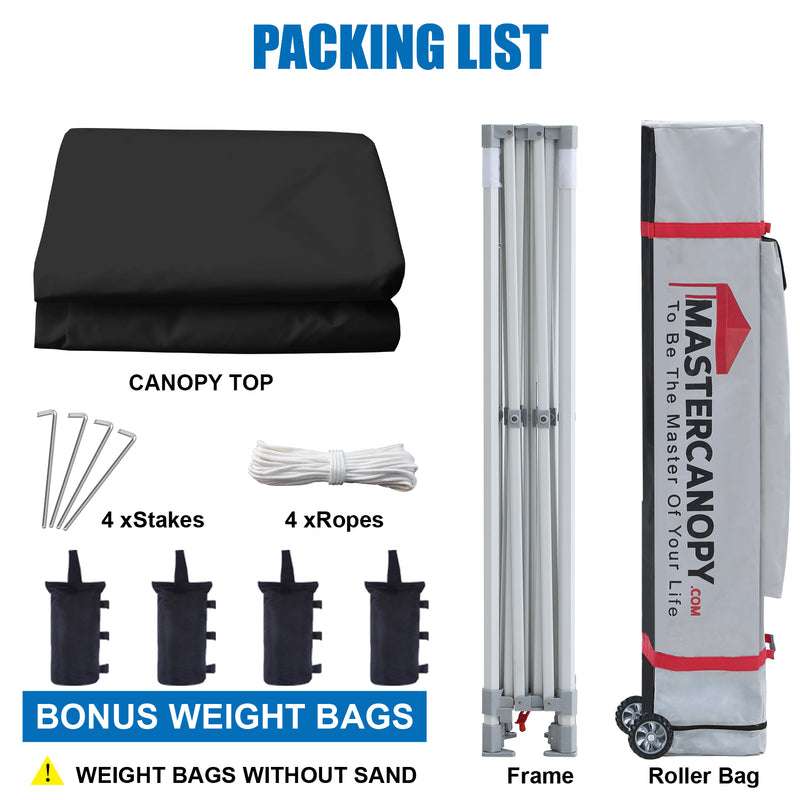 Load image into Gallery viewer, Mastercanopy Core-35 Premium Heavy Duty Instant Canopy Tent - 10x10, 10x15, 10x20