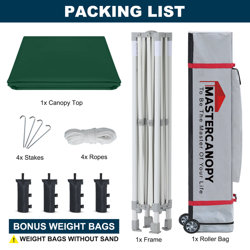 Load image into Gallery viewer, Mastercanopy Lite-30 Commercial Canopy Tent Instant Shelter - 10x10, 10x15, 10x20