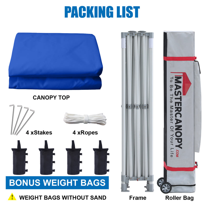 Load image into Gallery viewer, Mastercanopy Core-35 Premium Heavy Duty Instant Canopy Tent - 10x10, 10x15, 10x20
