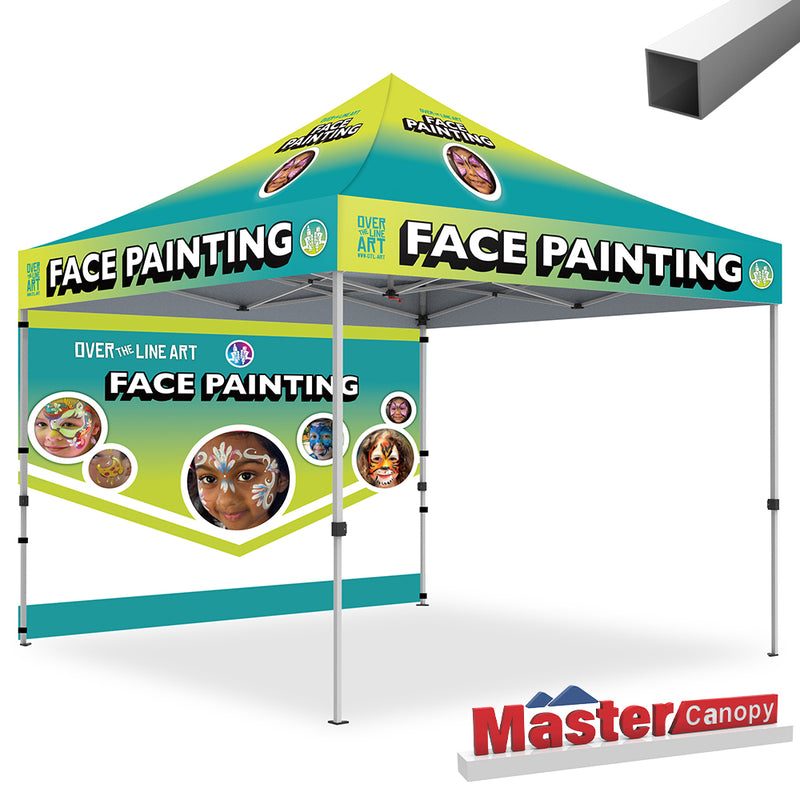Load image into Gallery viewer, Mastercanopy Lite-30 Custom Canopy Tent Deluxe Easy Pop‑up Personalized 10x10, 10x15, 10x20