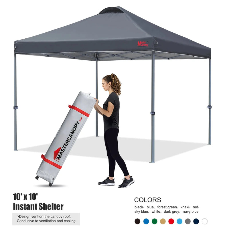 Load image into Gallery viewer, Leisure Sports Durable Ez Pop-Up Canopy Tent with Vented Top-CA - 8x8, 10x10