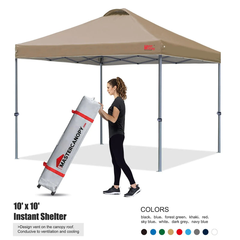 Load image into Gallery viewer, Leisure Sports Durable Ez Pop-Up Canopy Tent with Vented Top-CA - 8x8, 10x10
