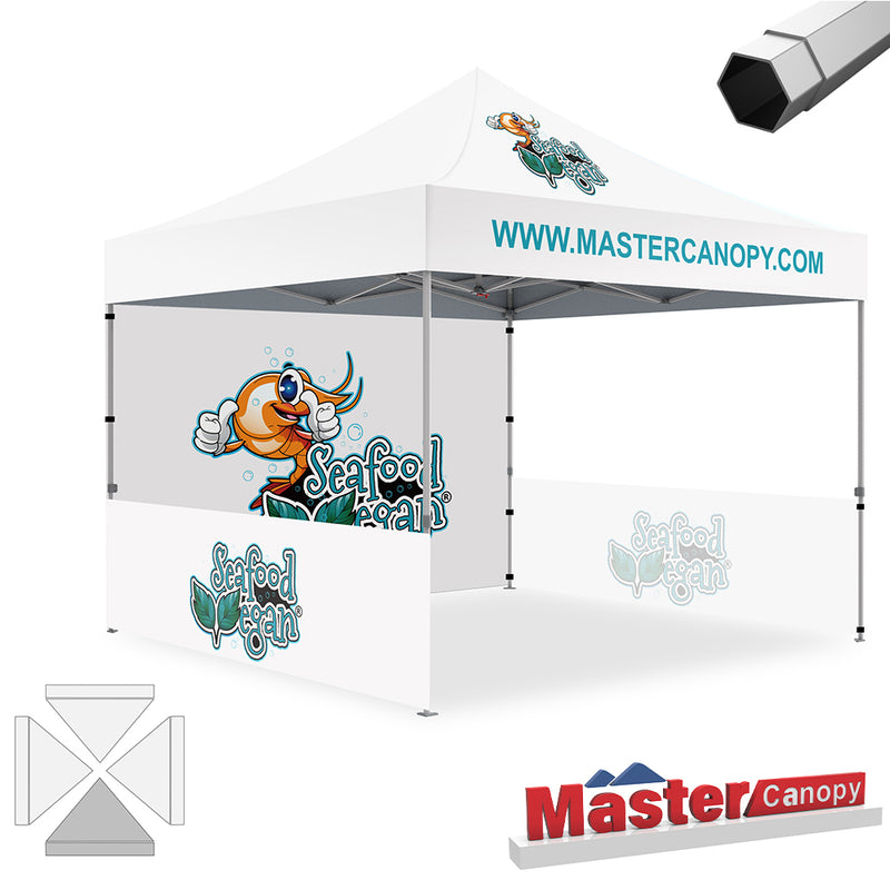 Load image into Gallery viewer, Mastercanopy Core-35 Custom Canopy Tent Heavy Duty Pop‑up Personalized 10x10, 10x15, 10x20