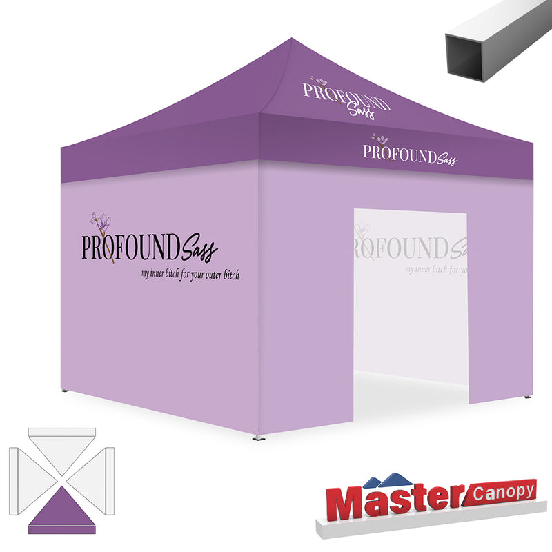 Load image into Gallery viewer, Mastercanopy Lite-30 Custom Canopy Tent Deluxe Easy Pop‑up Personalized 10x10, 10x15, 10x20
