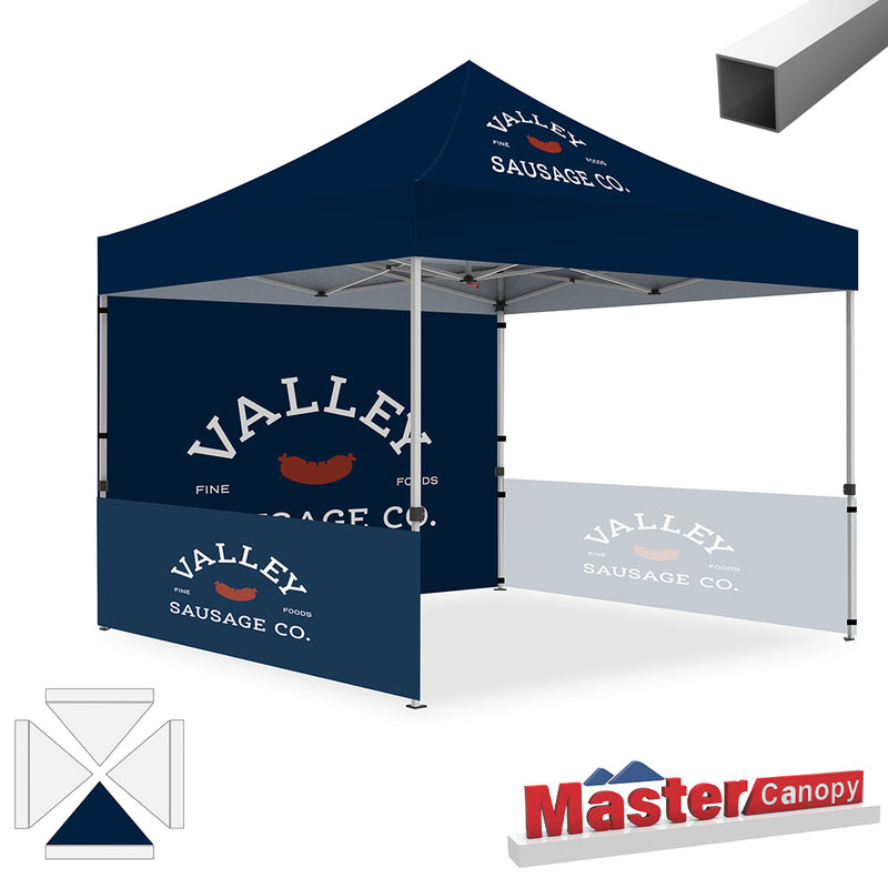 Load image into Gallery viewer, Mastercanopy Lite-30 Custom Canopy Tent Deluxe Easy Pop‑up Personalized 10x10, 10x15, 10x20