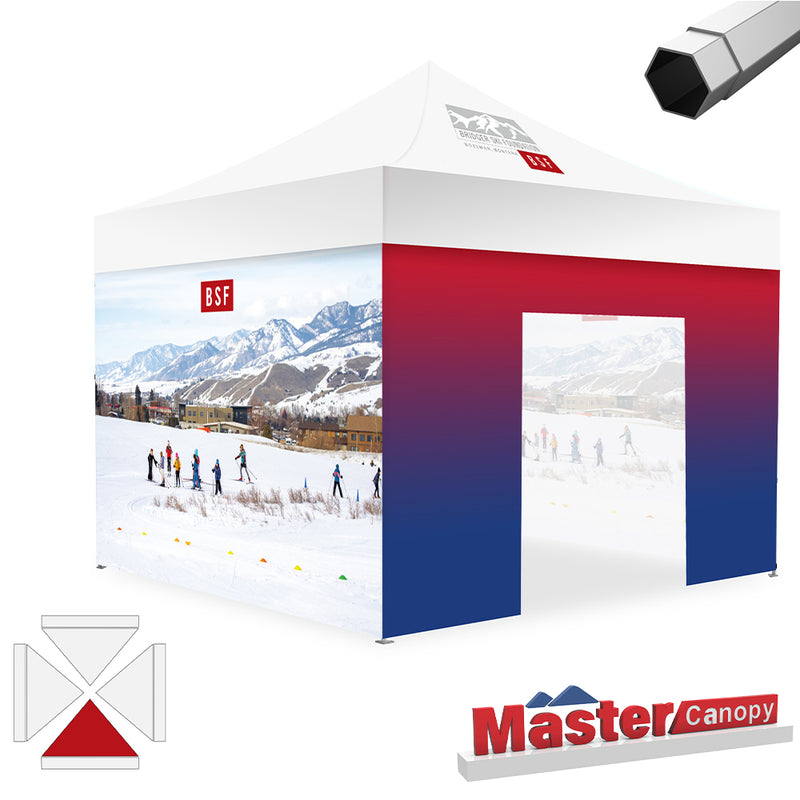 Load image into Gallery viewer, Mastercanopy Core-35 Custom Canopy Tent Heavy Duty Pop‑up Personalized 10x10, 10x15, 10x20