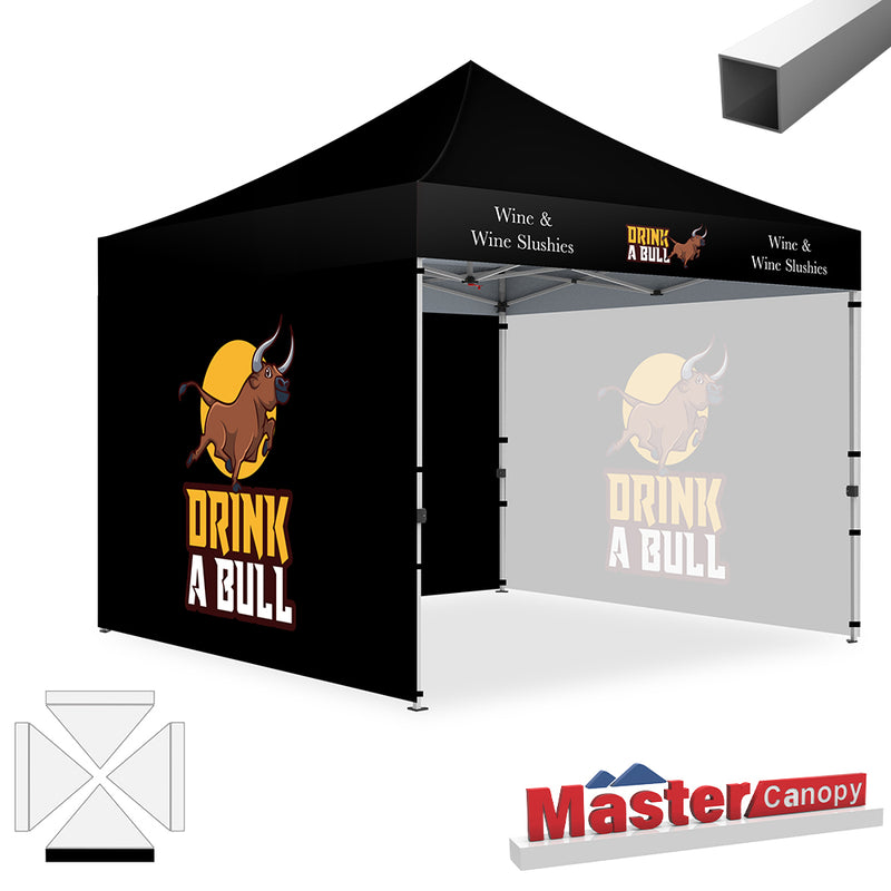 Load image into Gallery viewer, Mastercanopy Lite-30 Custom Canopy Tent Deluxe Easy Pop‑up Personalized 10x10, 10x15, 10x20
