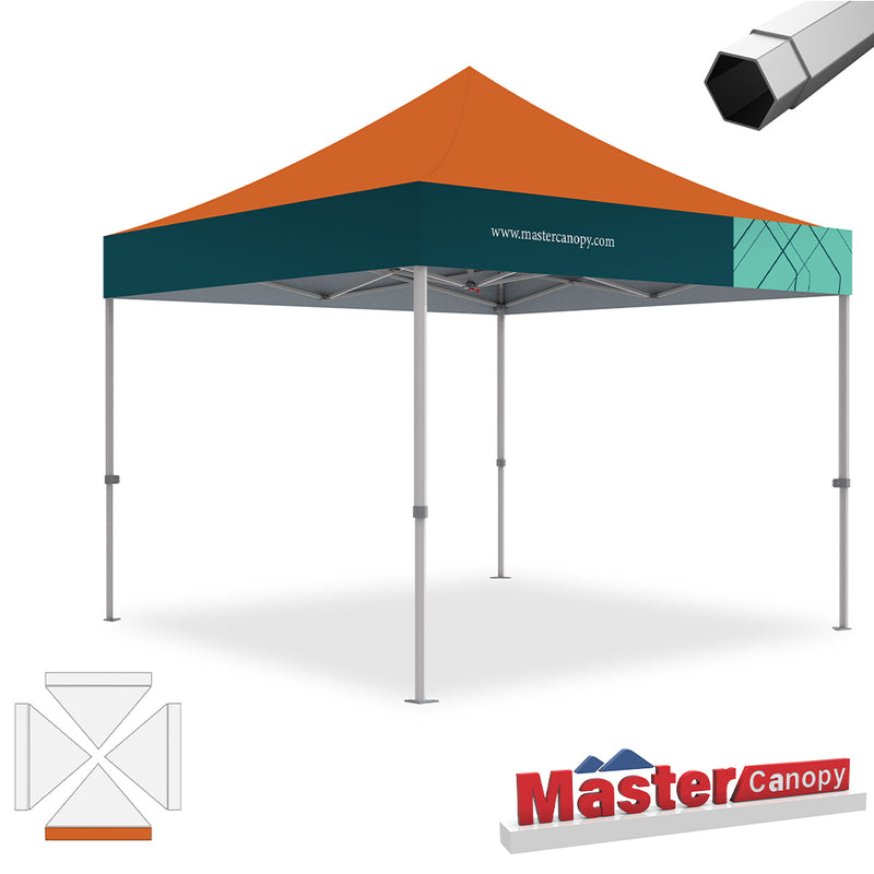 Load image into Gallery viewer, Mastercanopy Core-35 Custom Canopy Tent Heavy Duty Pop‑up Personalized 10x10, 10x15, 10x20