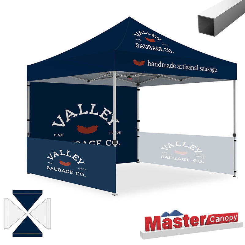 Load image into Gallery viewer, Mastercanopy Lite-30 Custom Canopy Tent Deluxe Easy Pop‑up Personalized 10x10, 10x15, 10x20