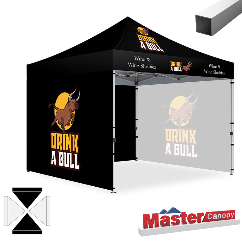 Load image into Gallery viewer, Mastercanopy Lite-30 Custom Canopy Tent Deluxe Easy Pop‑up Personalized 10x10, 10x15, 10x20