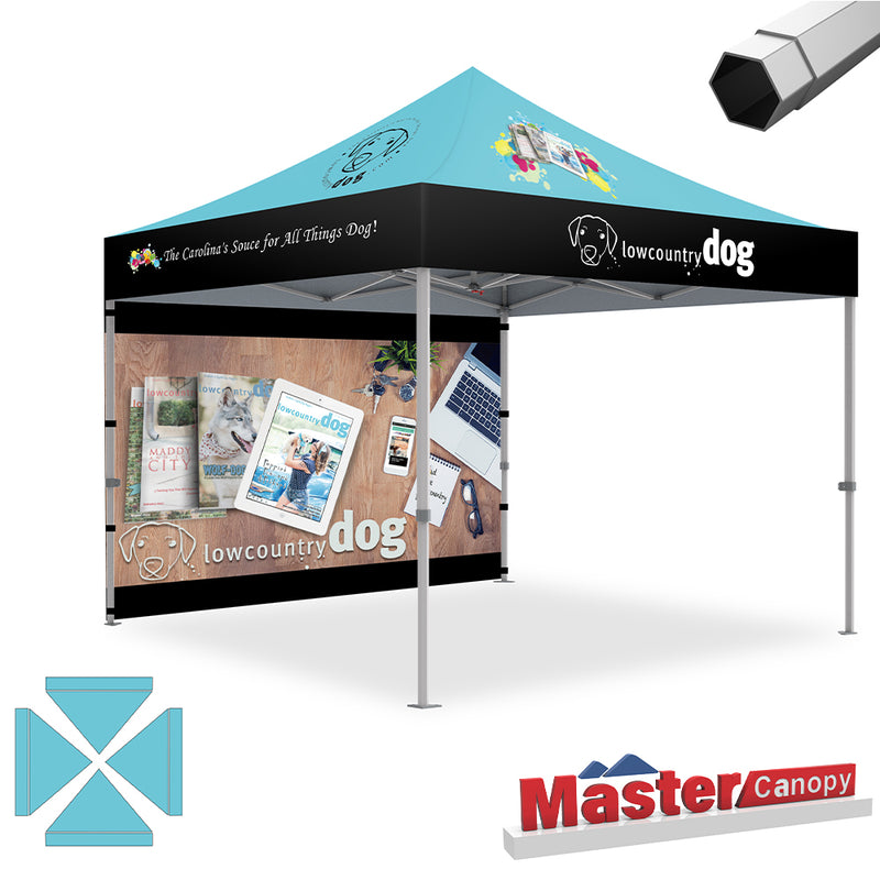 Load image into Gallery viewer, Mastercanopy Core-35 Custom Canopy Tent Heavy Duty Pop‑up Personalized 10x10, 10x15, 10x20