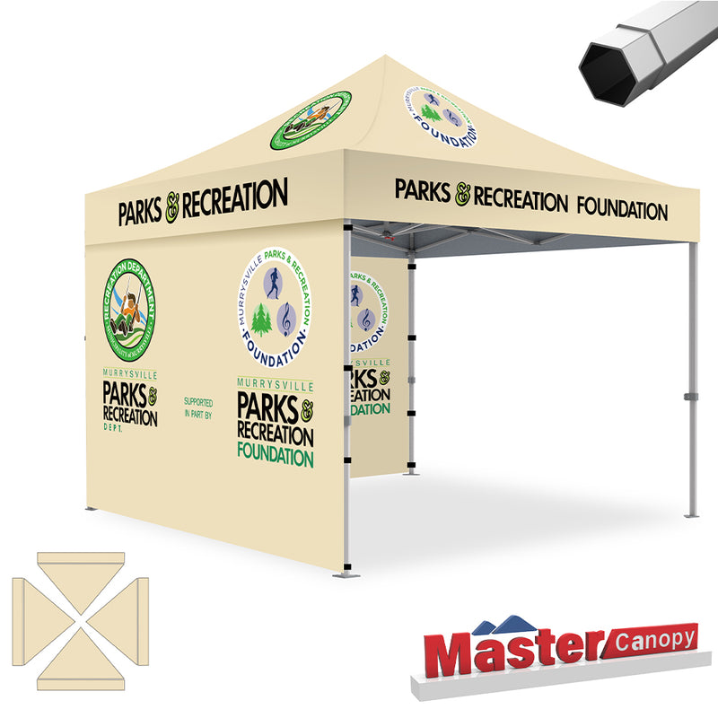 Load image into Gallery viewer, Mastercanopy Core-35 Custom Canopy Tent Heavy Duty Pop‑up Personalized 10x10, 10x15, 10x20