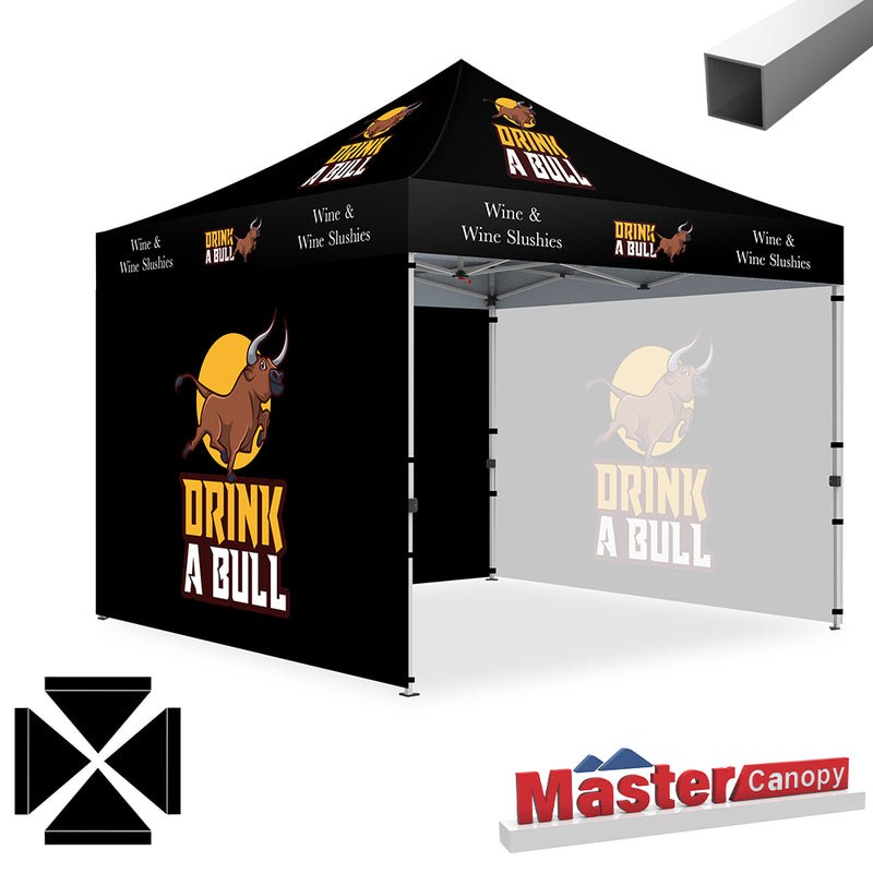 Load image into Gallery viewer, Mastercanopy Lite-30 Custom Canopy Tent Deluxe Easy Pop‑up Personalized 10x10, 10x15, 10x20