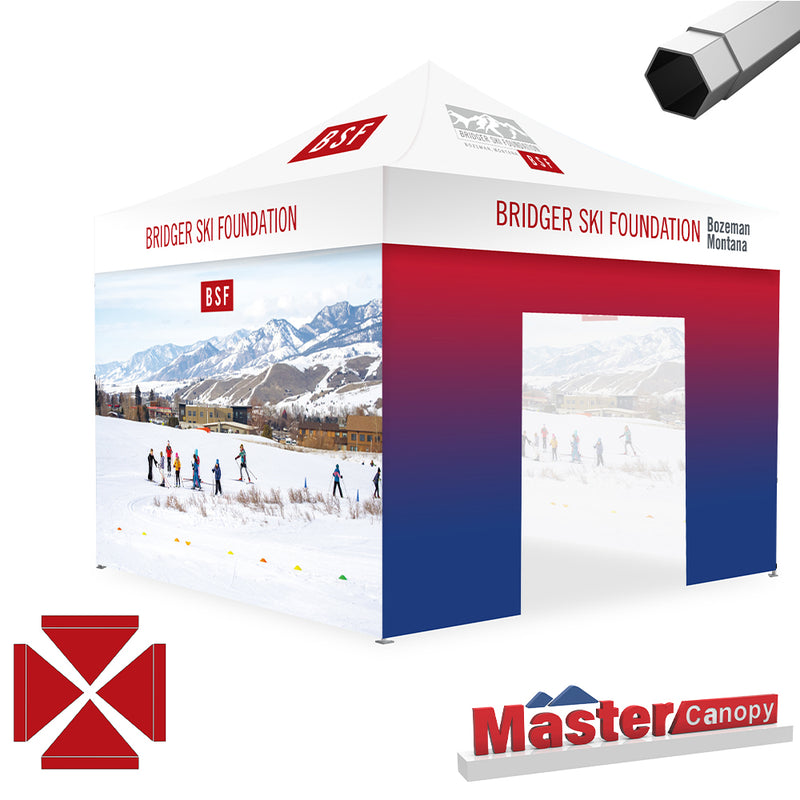 Load image into Gallery viewer, Mastercanopy Core-35 Custom Canopy Tent Heavy Duty Pop‑up Personalized 10x10, 10x15, 10x20