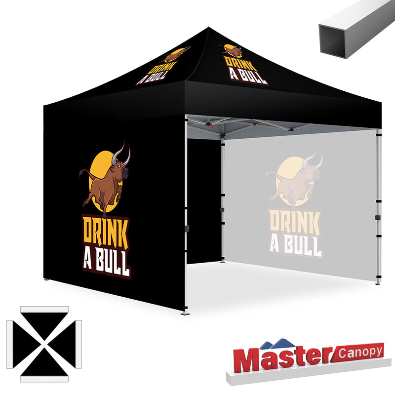 Load image into Gallery viewer, Mastercanopy Lite-30 Custom Canopy Tent Deluxe Easy Pop‑up Personalized 10x10, 10x15, 10x20