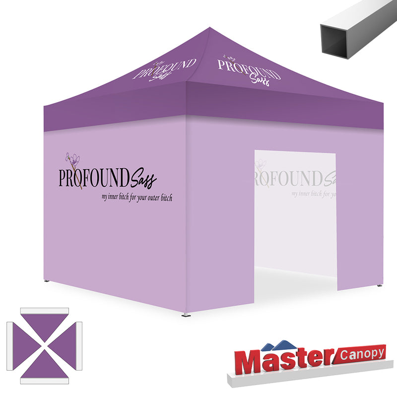 Load image into Gallery viewer, Mastercanopy Lite-30 Custom Canopy Tent Deluxe Easy Pop‑up Personalized 10x10, 10x15, 10x20