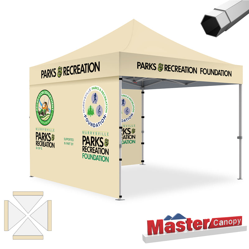 Load image into Gallery viewer, Mastercanopy Core-35 Custom Canopy Tent Heavy Duty Pop‑up Personalized 10x10, 10x15, 10x20
