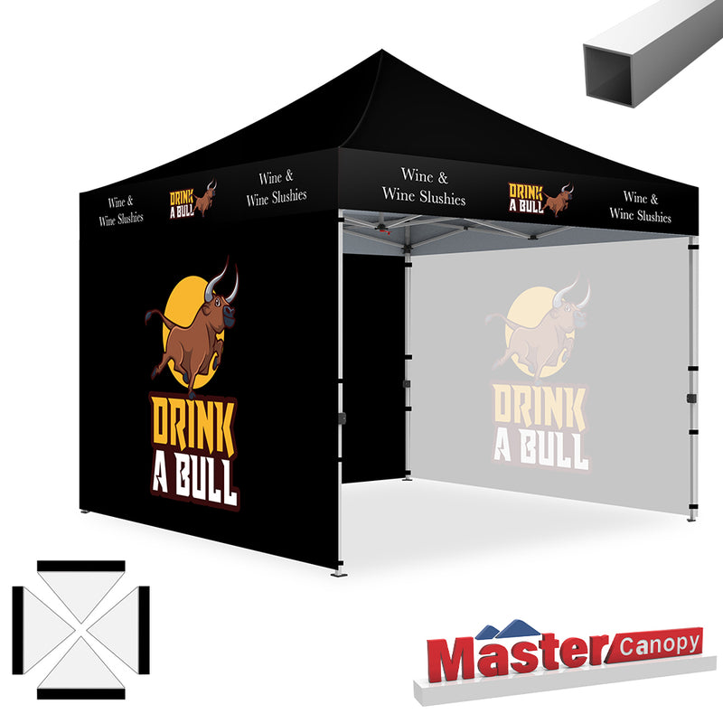 Load image into Gallery viewer, Mastercanopy Lite-30 Custom Canopy Tent Deluxe Easy Pop‑up Personalized 10x10, 10x15, 10x20