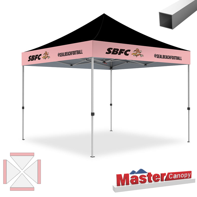 Load image into Gallery viewer, Mastercanopy Lite-30 Custom Canopy Tent Deluxe Easy Pop‑up Personalized 10x10, 10x15, 10x20