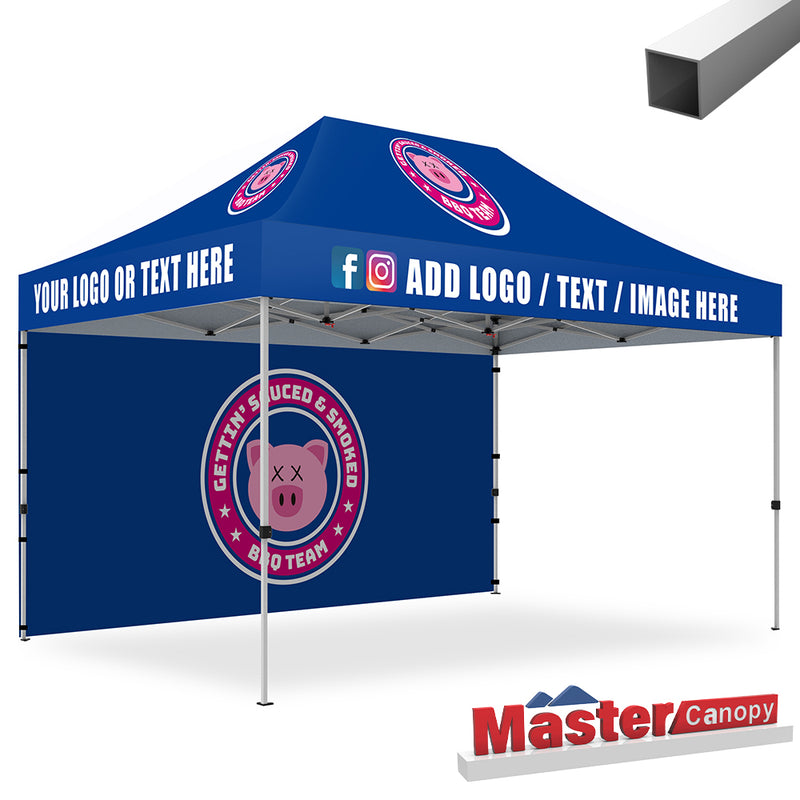 Load image into Gallery viewer, Mastercanopy Lite-30 Custom Canopy Tent Deluxe Easy Pop‑up Personalized 10x10, 10x15, 10x20