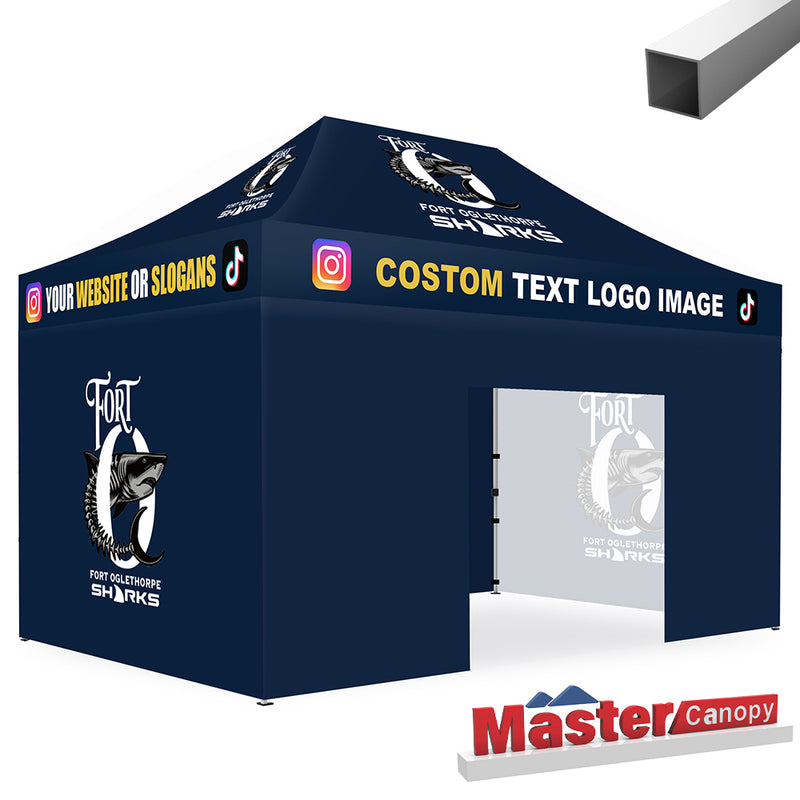 Load image into Gallery viewer, Mastercanopy Lite-30 Custom Canopy Tent Deluxe Easy Pop‑up Personalized 10x10, 10x15, 10x20