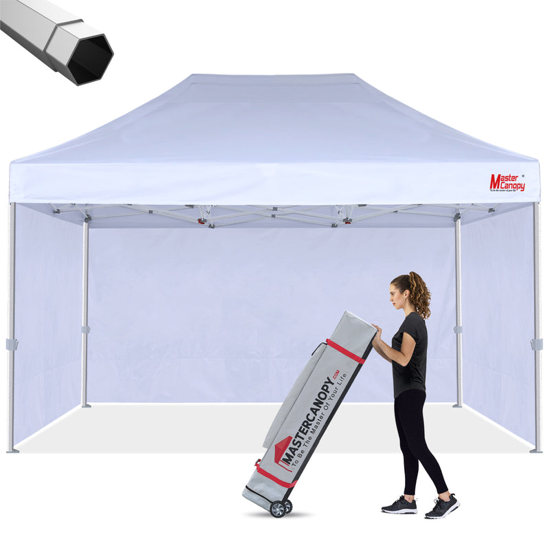 Load image into Gallery viewer, Mastercanopy Core-35 Premium Heavy Duty Instant Canopy Tent with Sidewalls - 10x10, 10x15, 10x20