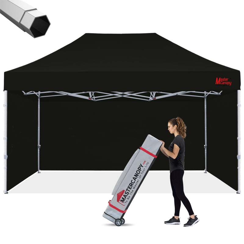 Load image into Gallery viewer, Mastercanopy Core-35 Premium Heavy Duty Instant Canopy Tent with Sidewalls - 10x10, 10x15, 10x20