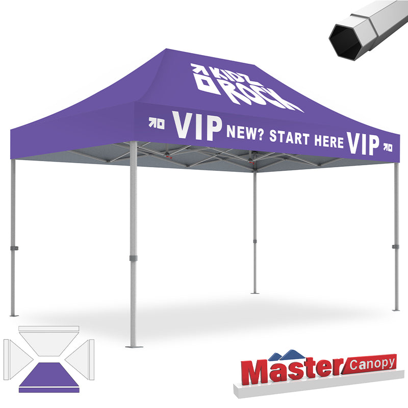 Load image into Gallery viewer, Mastercanopy Core-35 Custom Canopy Tent 10x15 Heavy Duty Pop‑up Personalized