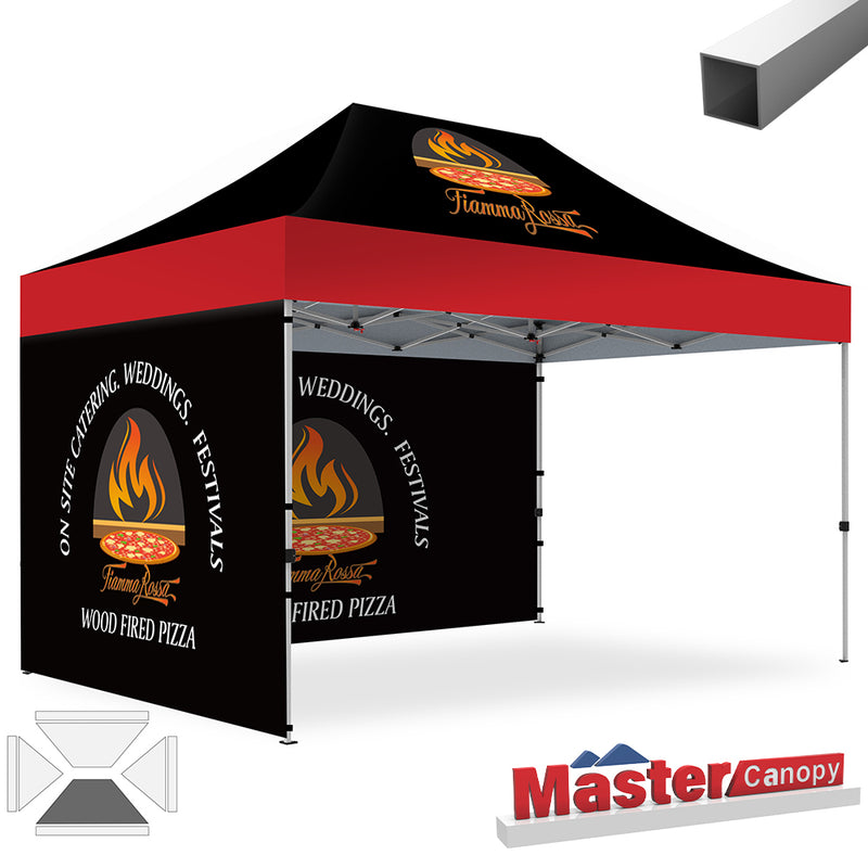 Load image into Gallery viewer, Mastercanopy Lite-30 Custom Canopy Tent Deluxe Easy Pop‑up Personalized 10x10, 10x15, 10x20