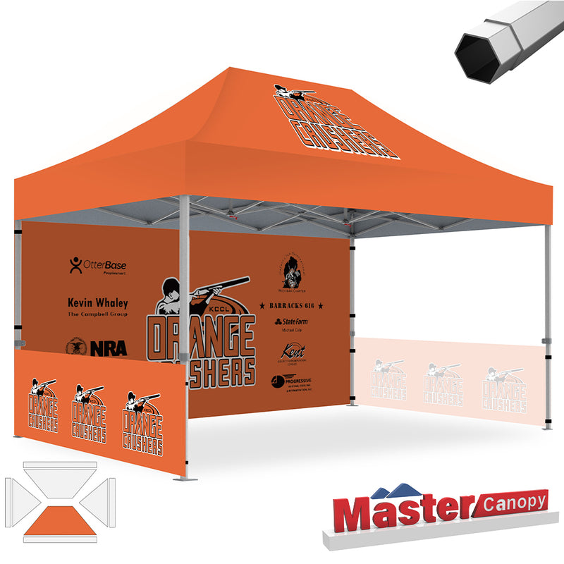 Load image into Gallery viewer, Mastercanopy Core-35 Custom Canopy Tent 10x15 Heavy Duty Pop‑up Personalized