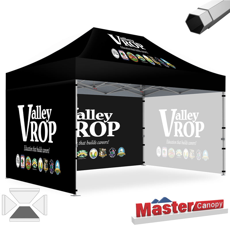 Load image into Gallery viewer, Mastercanopy Core-35 Custom Canopy Tent 10x15 Heavy Duty Pop‑up Personalized