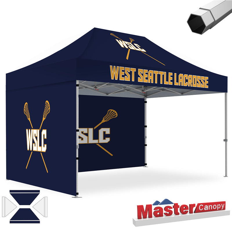 Load image into Gallery viewer, Mastercanopy Core-35 Custom Canopy Tent 10x15 Heavy Duty Pop‑up Personalized