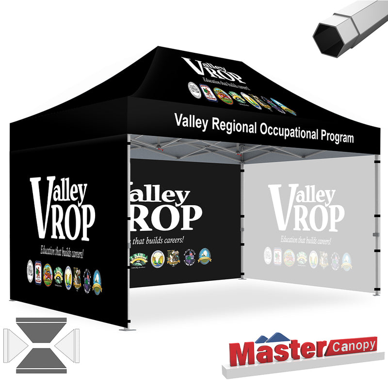 Load image into Gallery viewer, Mastercanopy Core-35 Custom Canopy Tent 10x15 Heavy Duty Pop‑up Personalized