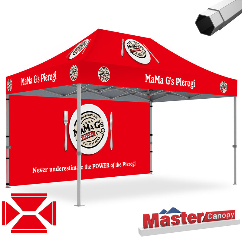 Load image into Gallery viewer, Mastercanopy Core-35 Custom Canopy Tent 10x15 Heavy Duty Pop‑up Personalized
