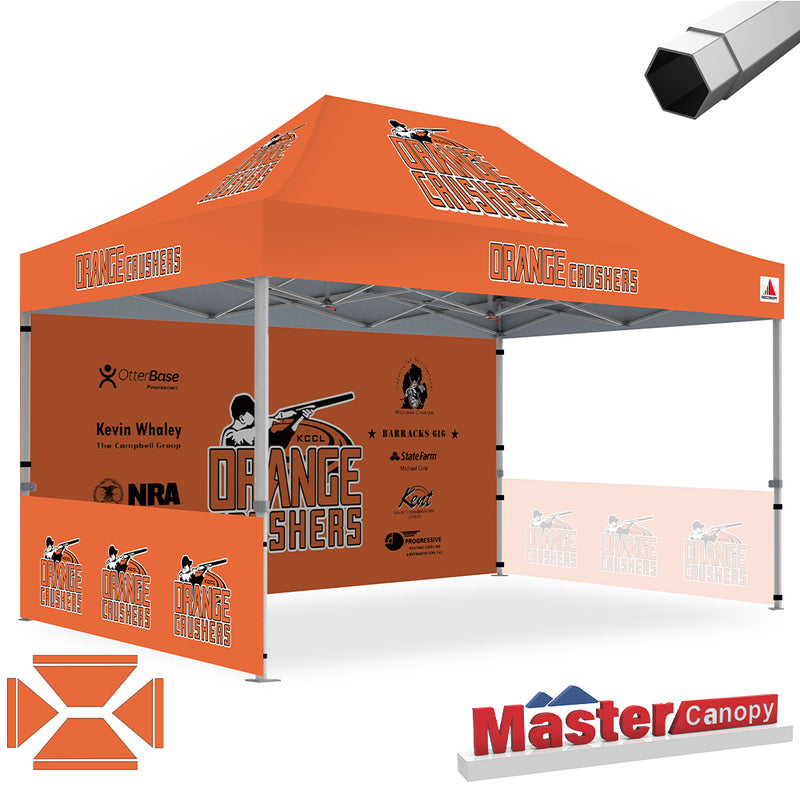 Load image into Gallery viewer, Mastercanopy Core-35 Custom Canopy Tent 10x15 Heavy Duty Pop‑up Personalized