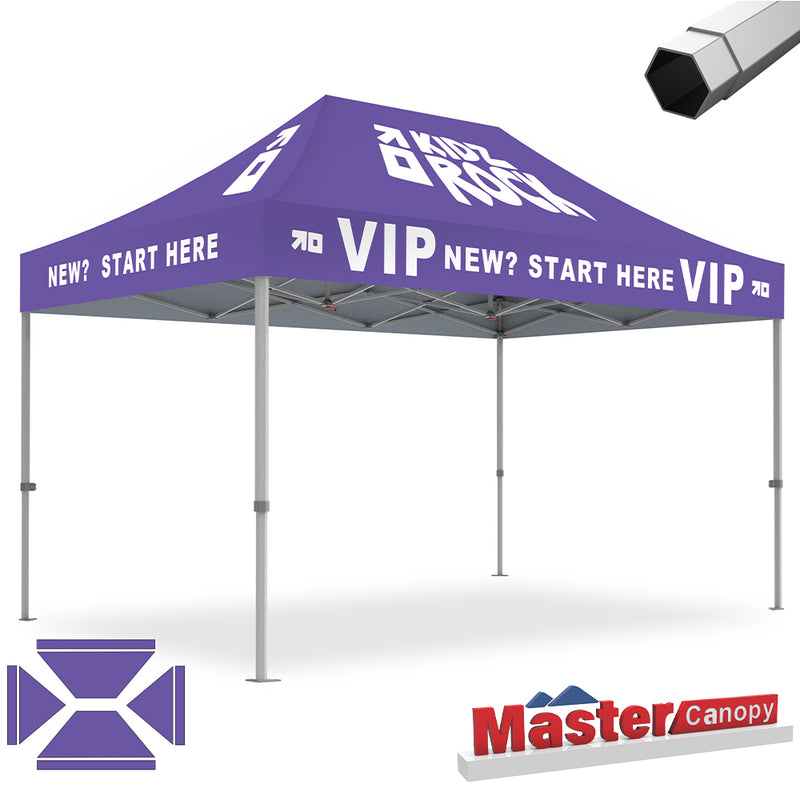 Load image into Gallery viewer, Mastercanopy Core-35 Custom Canopy Tent 10x15 Heavy Duty Pop‑up Personalized
