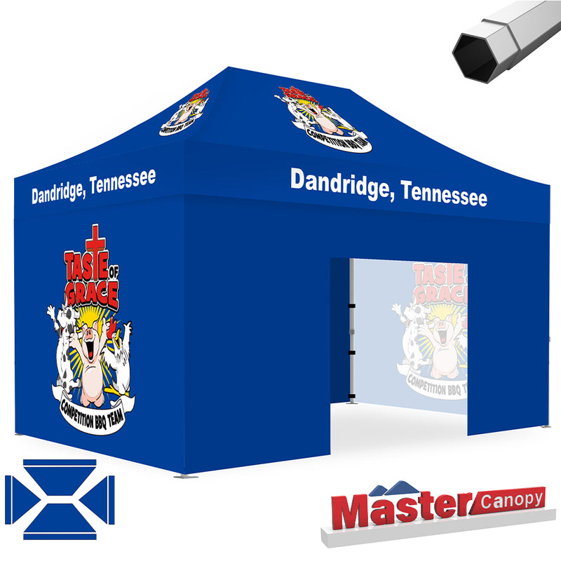 Load image into Gallery viewer, Mastercanopy Core-35 Custom Canopy Tent 10x15 Heavy Duty Pop‑up Personalized