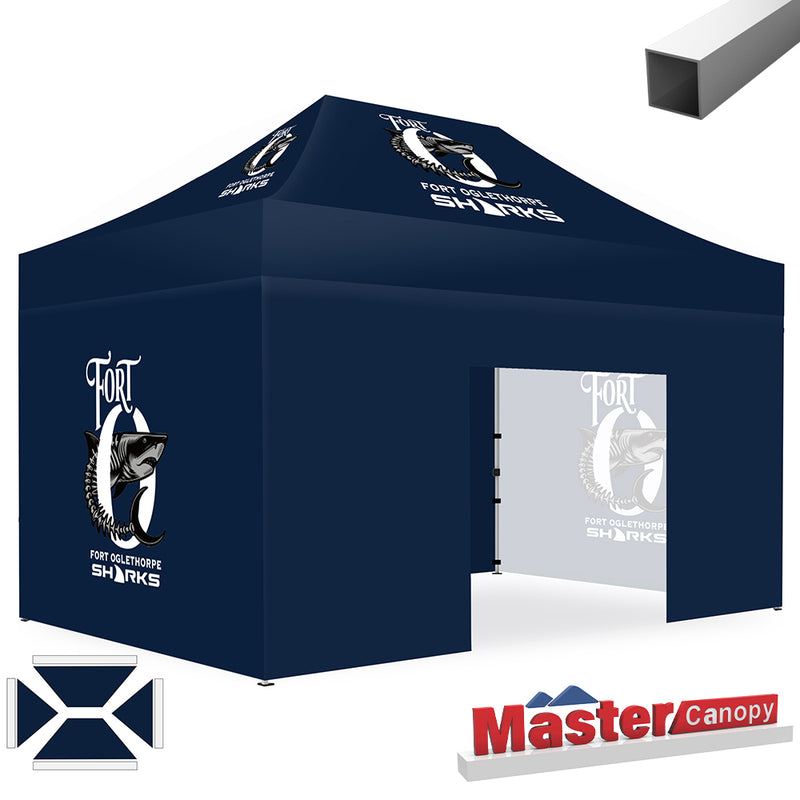 Load image into Gallery viewer, Mastercanopy Lite-30 Custom Canopy Tent Deluxe Easy Pop‑up Personalized 10x10, 10x15, 10x20