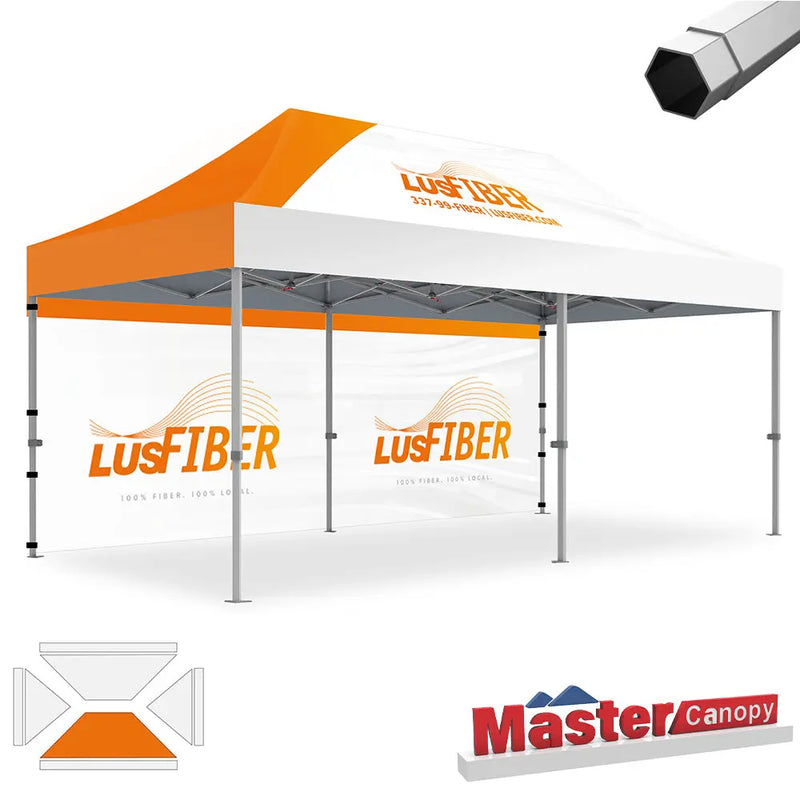Load image into Gallery viewer, Mastercanopy Core-35 Custom Canopy Tent Heavy Duty Pop‑up Personalized 10x10, 10x15, 10x20