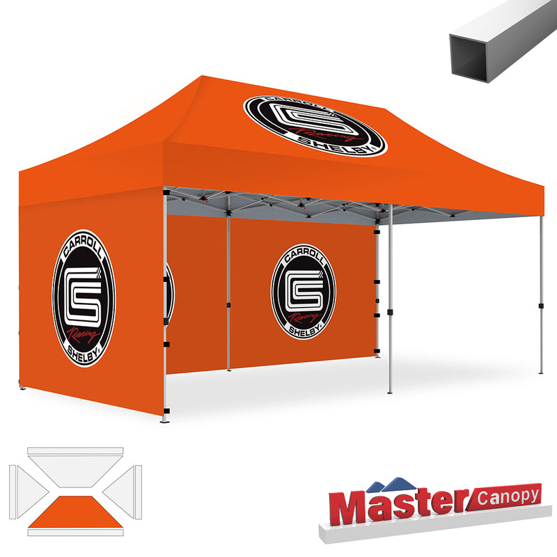 Load image into Gallery viewer, Mastercanopy Lite-30 Custom Canopy Tent Deluxe Easy Pop‑up Personalized 10x10, 10x15, 10x20