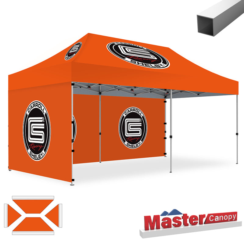 Load image into Gallery viewer, Mastercanopy Lite-30 Custom Canopy Tent Deluxe Easy Pop‑up Personalized 10x10, 10x15, 10x20