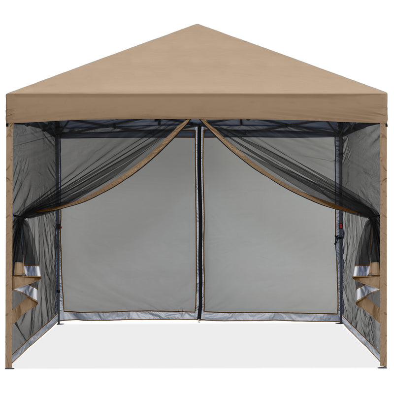 Load image into Gallery viewer, Leisure Sports Pop-Up Easy Setup Outdoor Canopy Tent with Netting Screen Walls - 8x8, 10x10