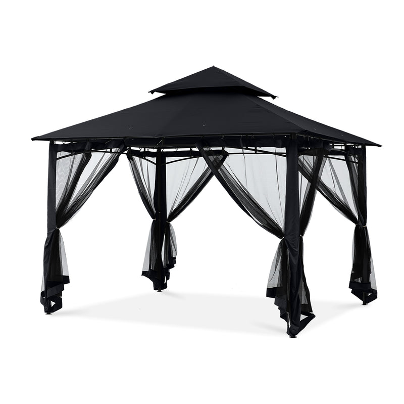 Load image into Gallery viewer, 9x9/11x11/10x12 Outdoor Garden Patio Gazebo with Netting Walls