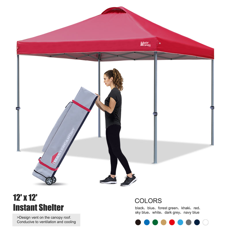 Load image into Gallery viewer, Leisure Sports Durable Ez Pop-Up Canopy Tent with Vented Top - 8x8, 10x10, 12x12
