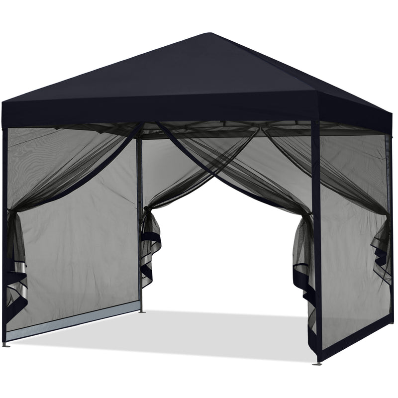 Load image into Gallery viewer, Leisure Sports Pop-Up Easy Setup Outdoor Canopy Tent with Netting Screen Walls - 8x8, 10x10