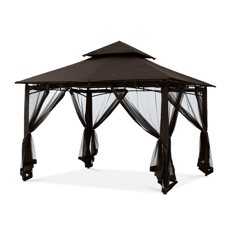 Load image into Gallery viewer, 9x9/11x11/10x12 Outdoor Garden Patio Gazebo with Netting Walls