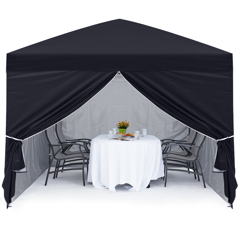Load image into Gallery viewer, Leisure Sports Pop-Up Canopy Tent with Church Window Sidewalls - 10x10, 10x20