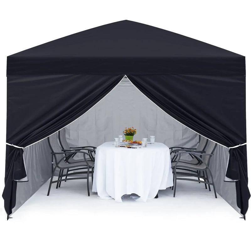 Load image into Gallery viewer, 10x10 Leisure Sports Pop-Up Canopy Tent with Church Window Sidewalls-CA