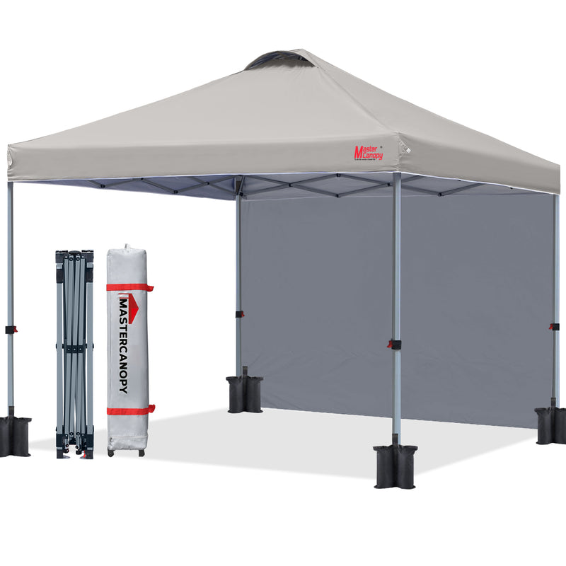 Load image into Gallery viewer, Leisure Sports Durable Pop-Up Canopy Tent with Sidewall - 8x8, 10x10